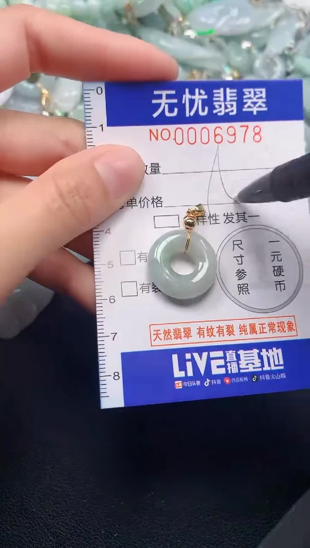 颈饰未镶嵌翡翠6978