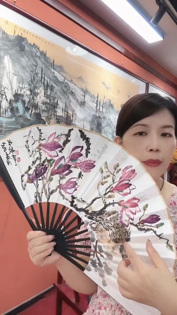 国画孟祥敏/国画/扇面