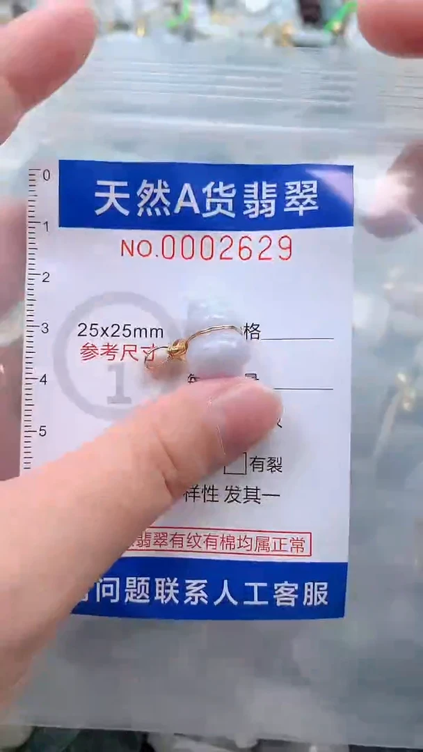 翡翠未镶嵌吊坠(不含链)1