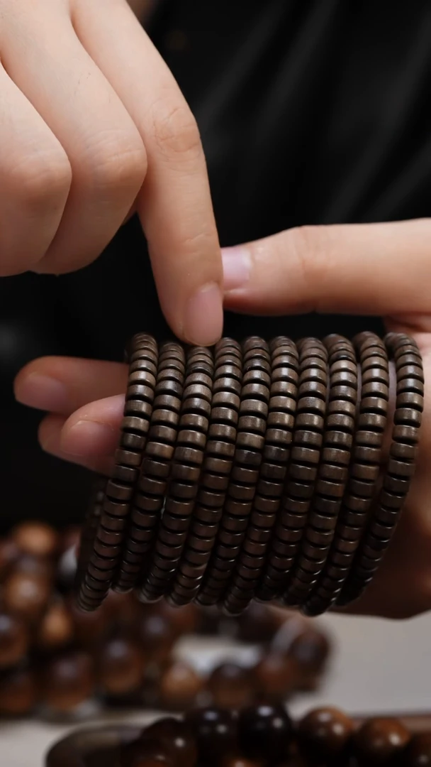 檀香木手串/手链阴沉老山檀香药片珠多样式发其一全瑕疵