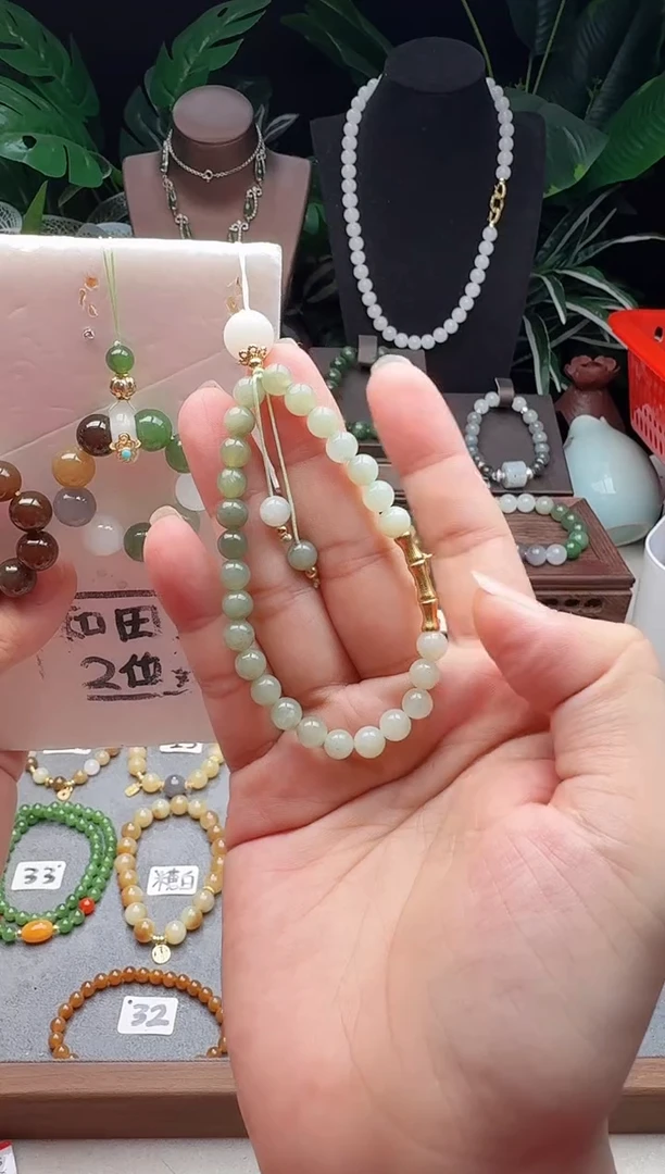 和田玉未镶嵌挂件精品6m渐变和田玉手机挂