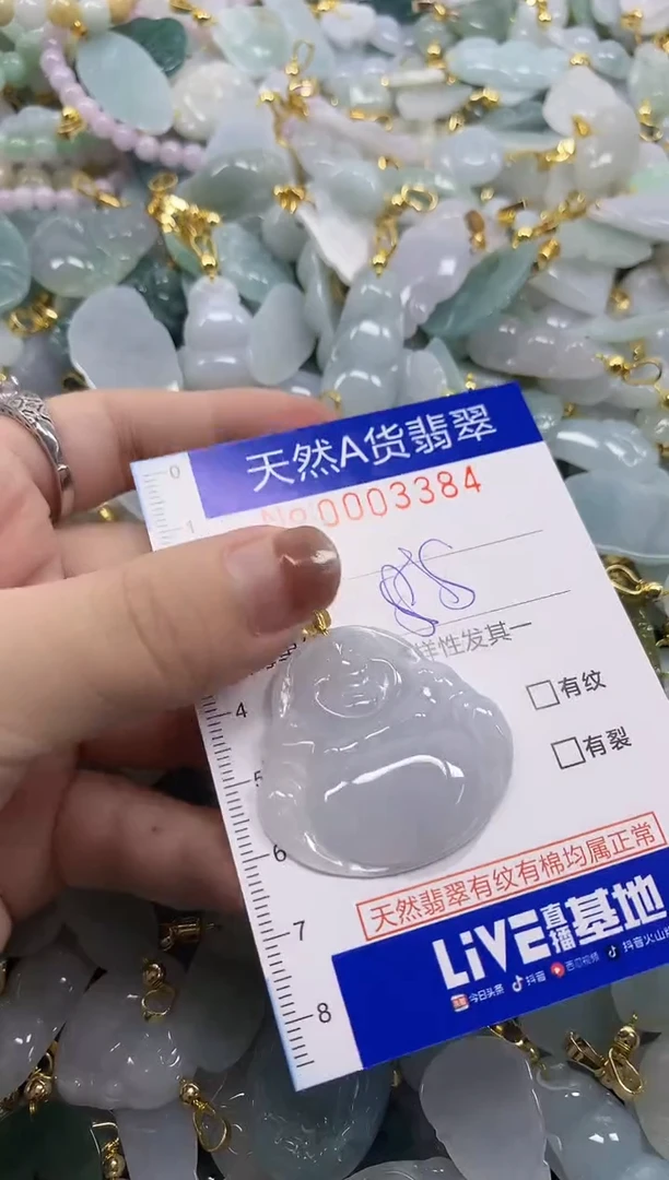 颈饰未镶嵌翡翠天然A货翡翠