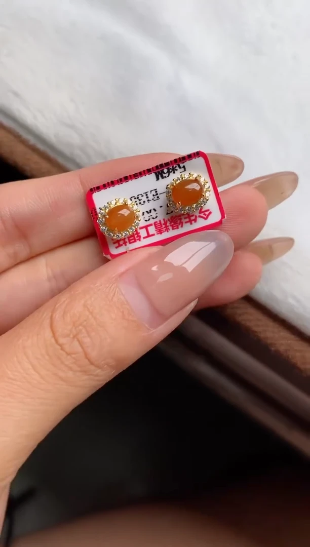银S925镶嵌戒指翡翠周**?天然A货翡翠