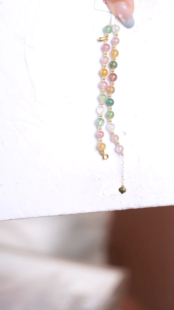 手链18K金镶嵌碧玺@@@@@