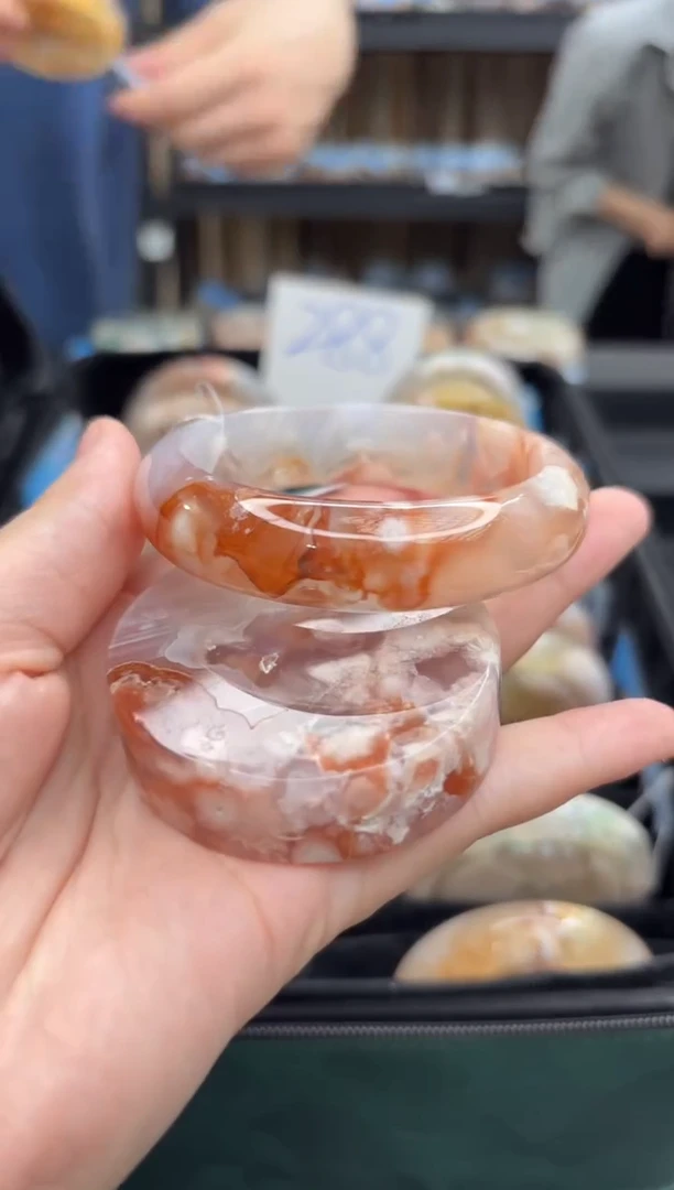 石英质玉手镯未镶嵌160(57圈赠送镯心)