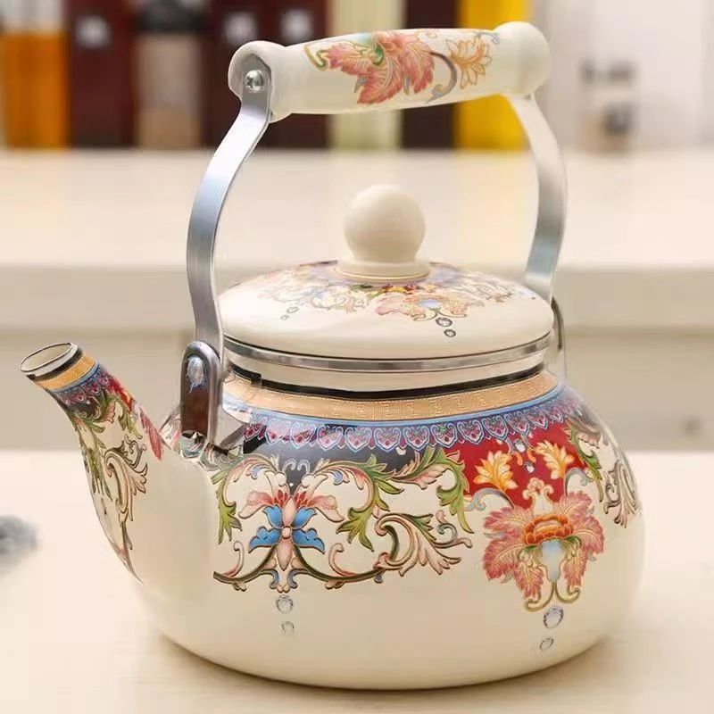 高颜值珐琅壶好看w1