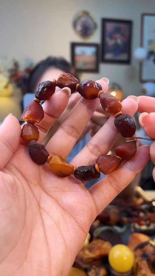 手串琥珀未镶嵌手串