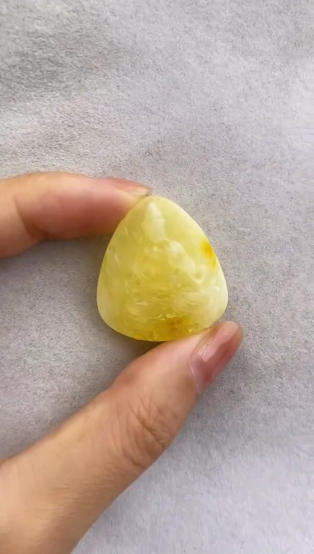 未镶嵌琥珀裸石10706049-吊坠
