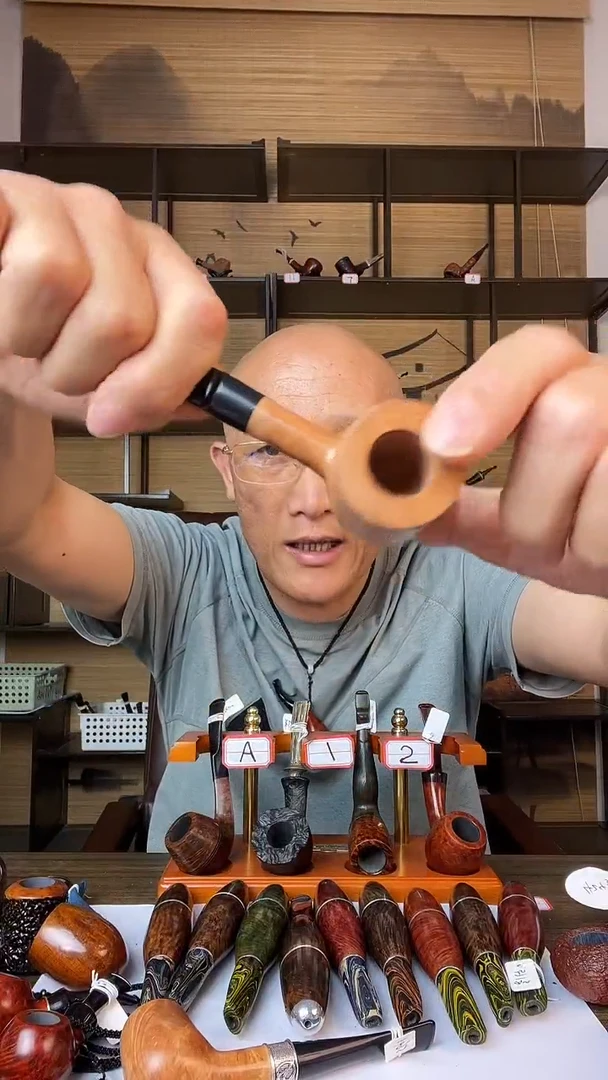 石楠木纯手工意大利石楠木烟斗