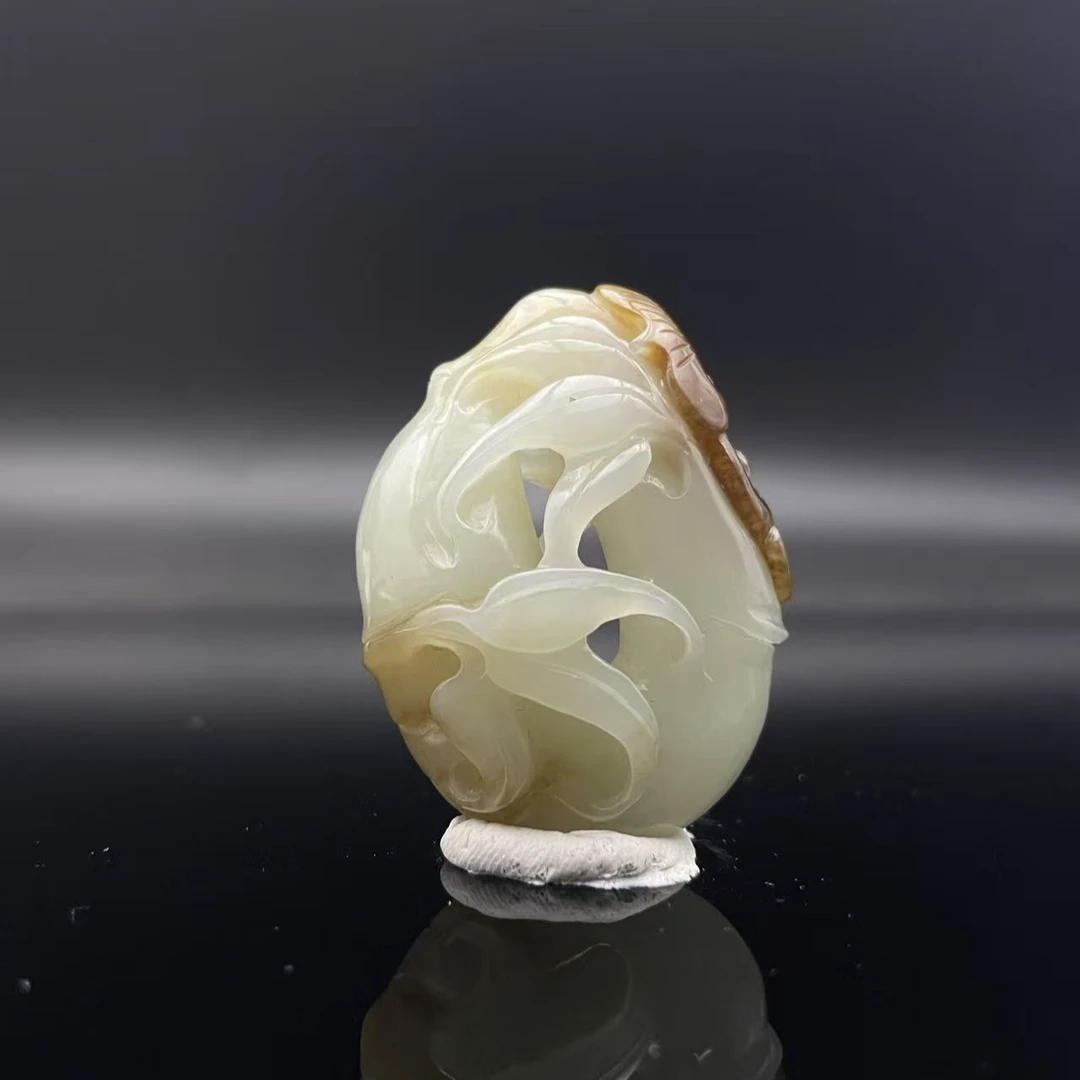 和田玉糖白节节高升 0086