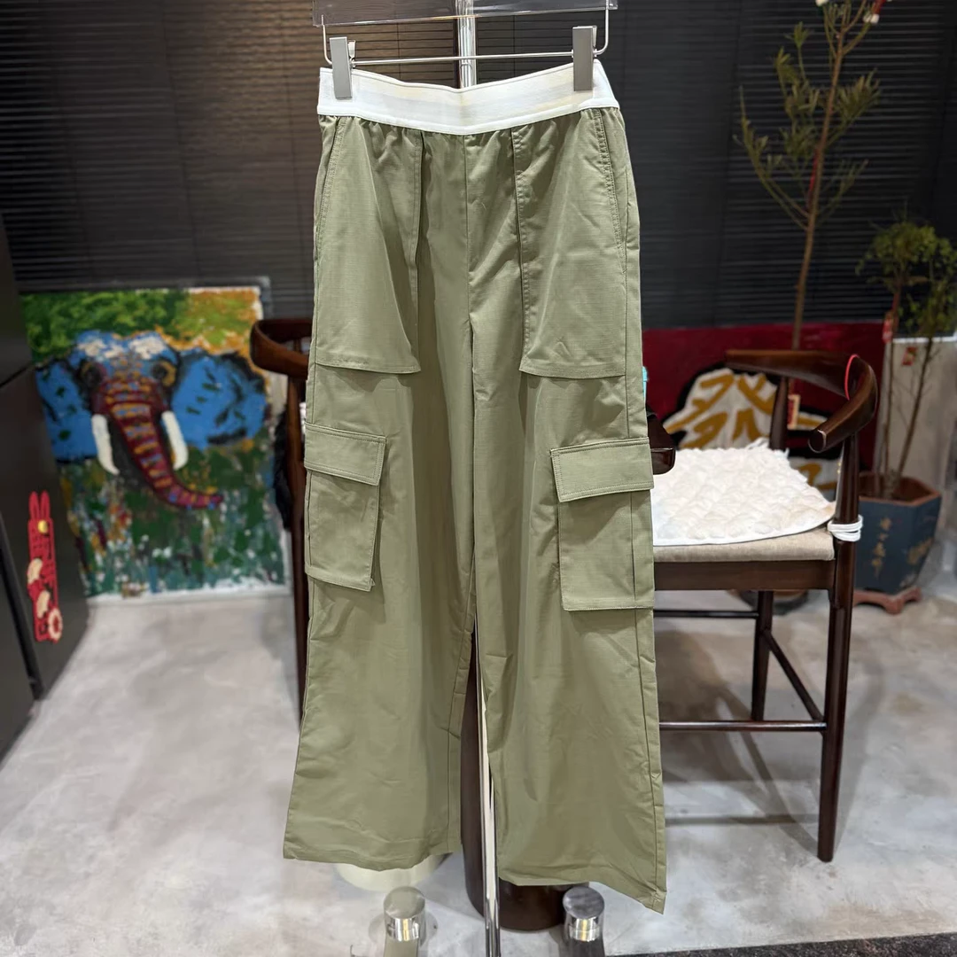 MC双色松紧腰工装裤