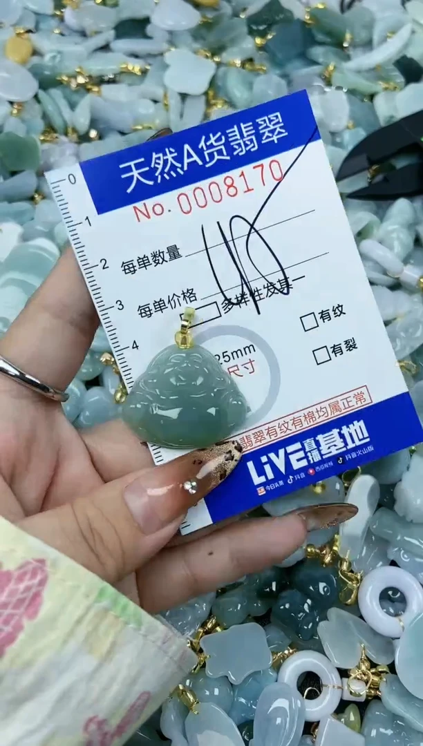 【闪购商品】翡翠颈饰未镶嵌天然A货翡翠