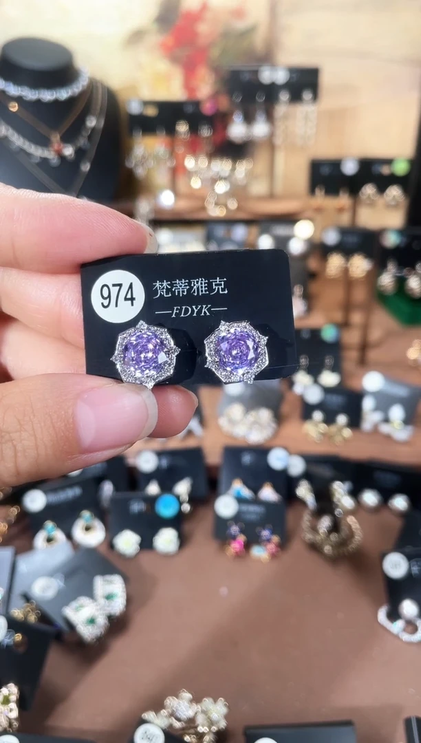 合金925银锆石梵974