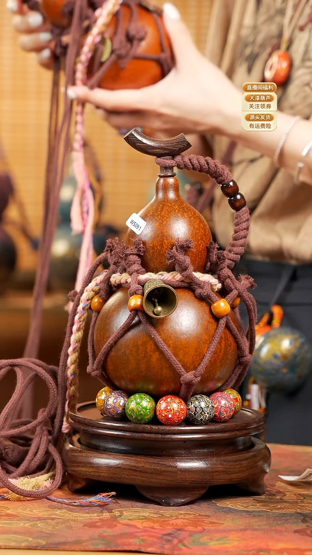 WS090网兜款葫芦不包手串及旋转底座