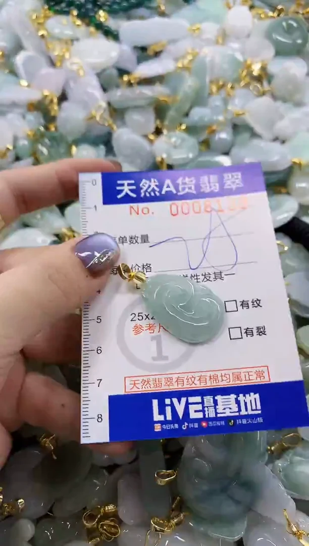 颈饰未镶嵌翡翠天然A货翡翠