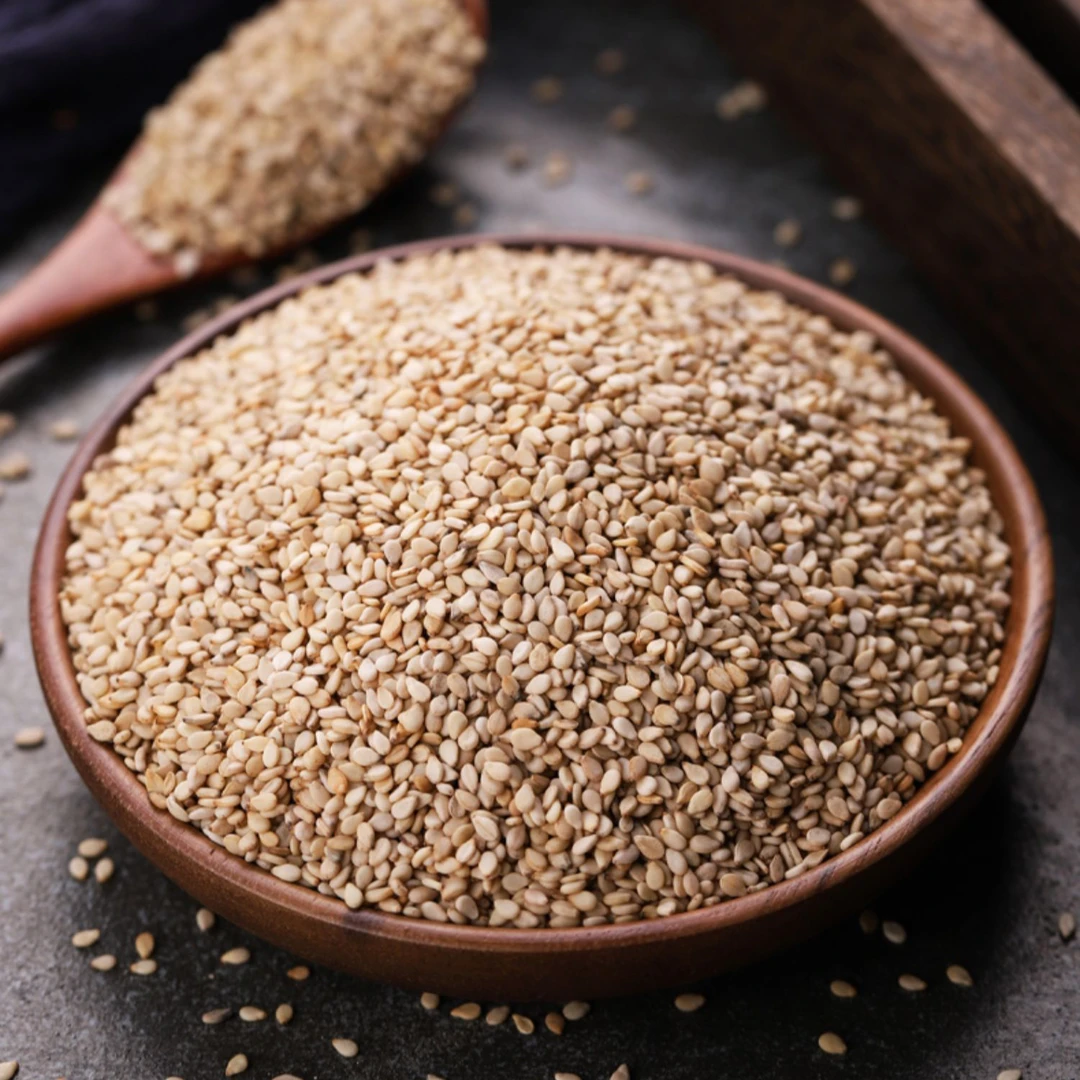 农家自种白芝麻不去皮保留更多营养