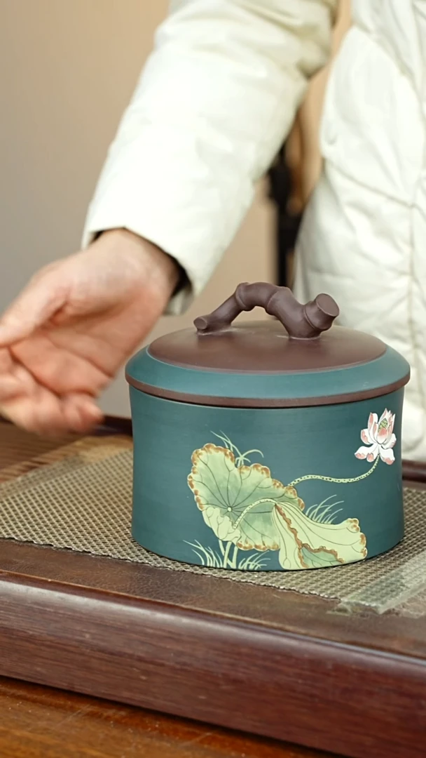 宜兴原矿紫砂茶叶罐