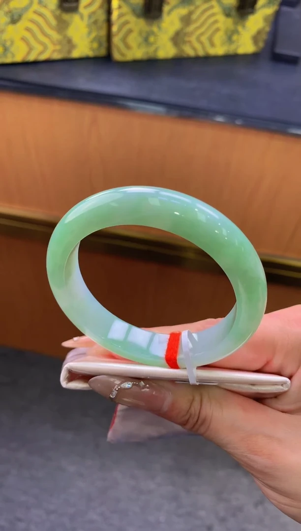 未镶嵌手镯翡翠-F45-正圈54.8