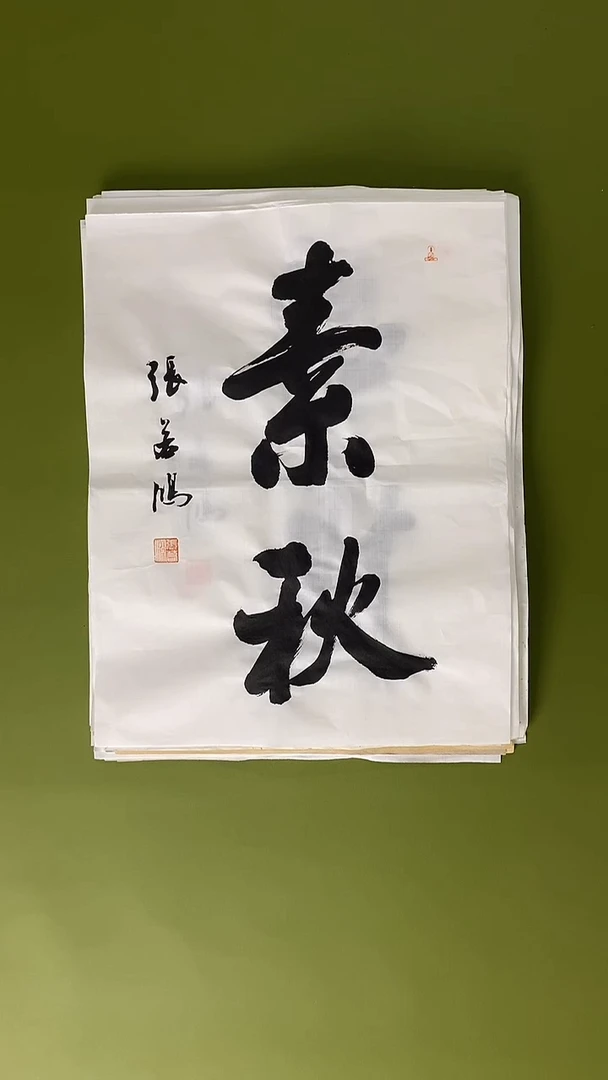 书法书法 张若鸿 尺寸34cm*45cm