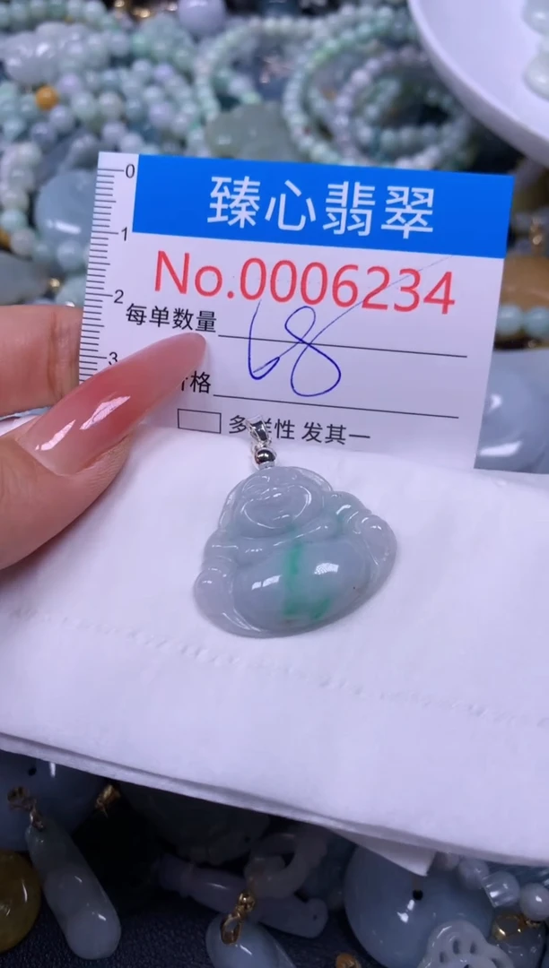 【闪购商品】翡翠颈饰未镶嵌含绳0006234