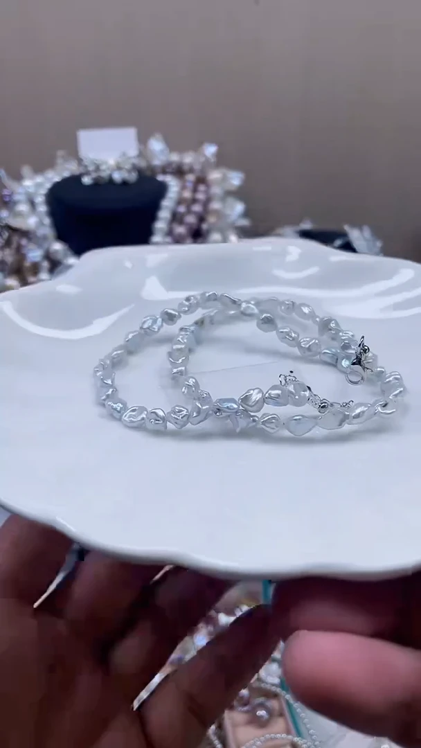 未镶嵌项链淡水珍珠【纯恬饰品】