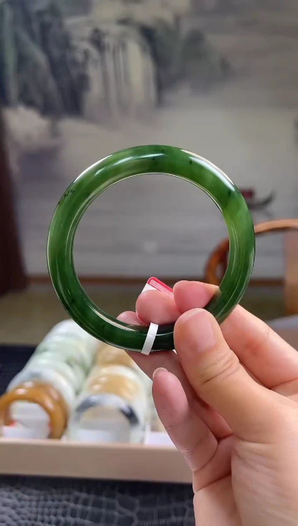 未镶嵌手镯和田玉58圈口3813