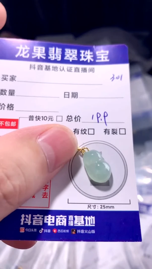 颈饰未镶嵌翡翠豆子301