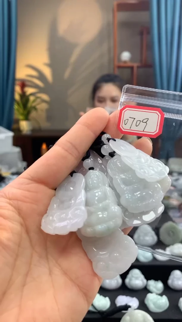 翡翠未镶嵌颈饰观音 0709多样性发一件