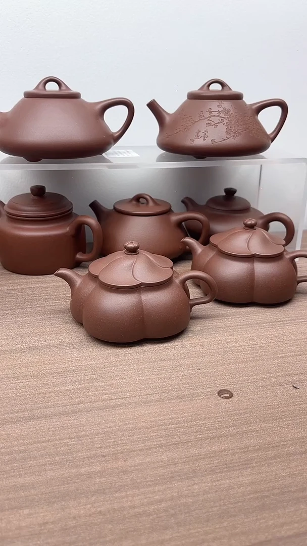茶壶底槽青平*心五瓣梅150cc(原矿底槽清)