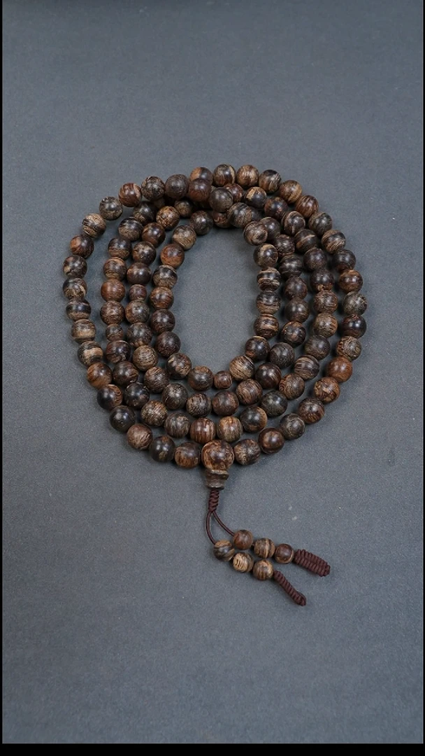 沉香沉香碎屑9mm达拉干沉水高货多圈45.43g