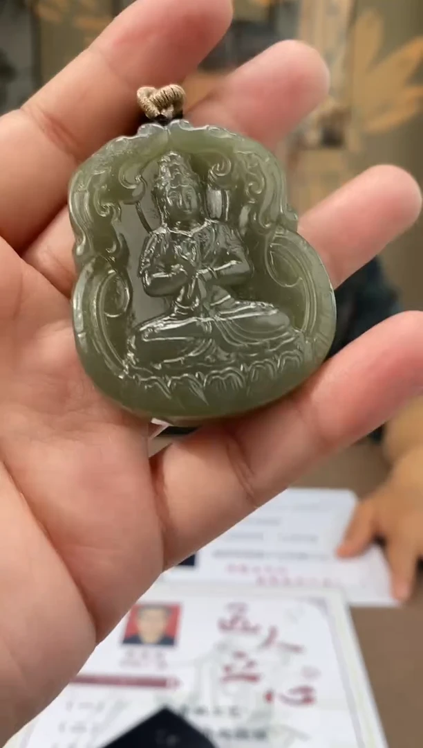 和田玉未镶嵌颈饰多样性发货拍一发一10045