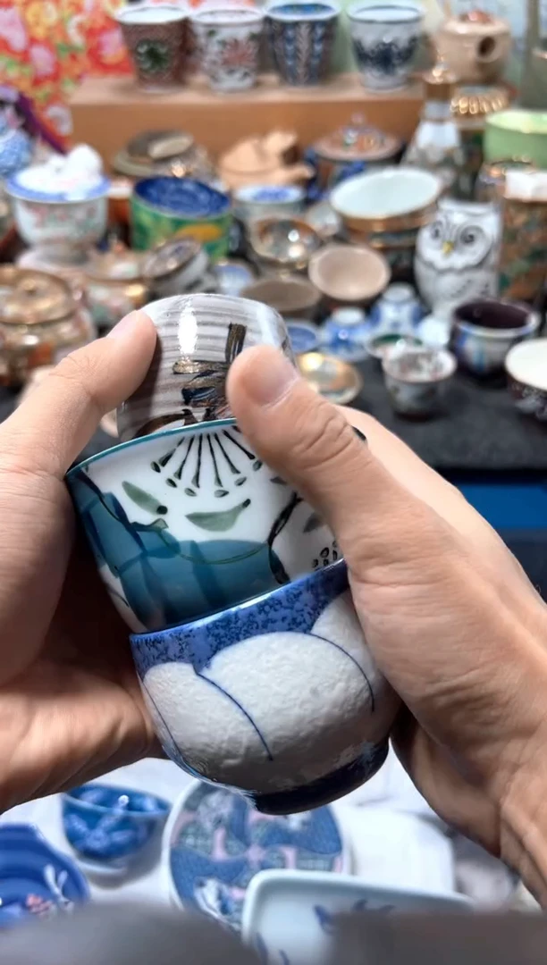 瓷片风*。夏目海外回流瓷器中古品。