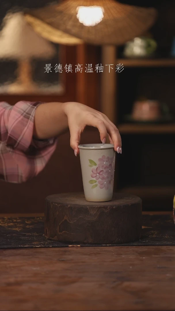 陶瓷景德镇高温釉下手绘陶瓷486