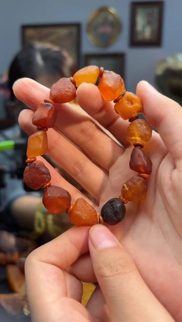 手串琥珀未镶嵌手串