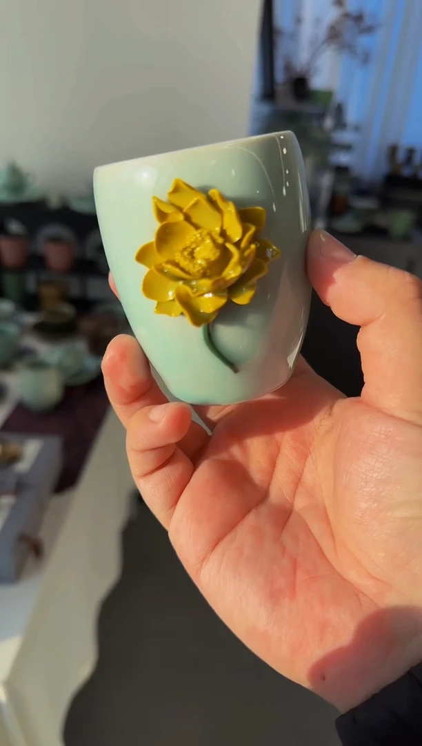 全手·一生向阳·主人杯闻香杯