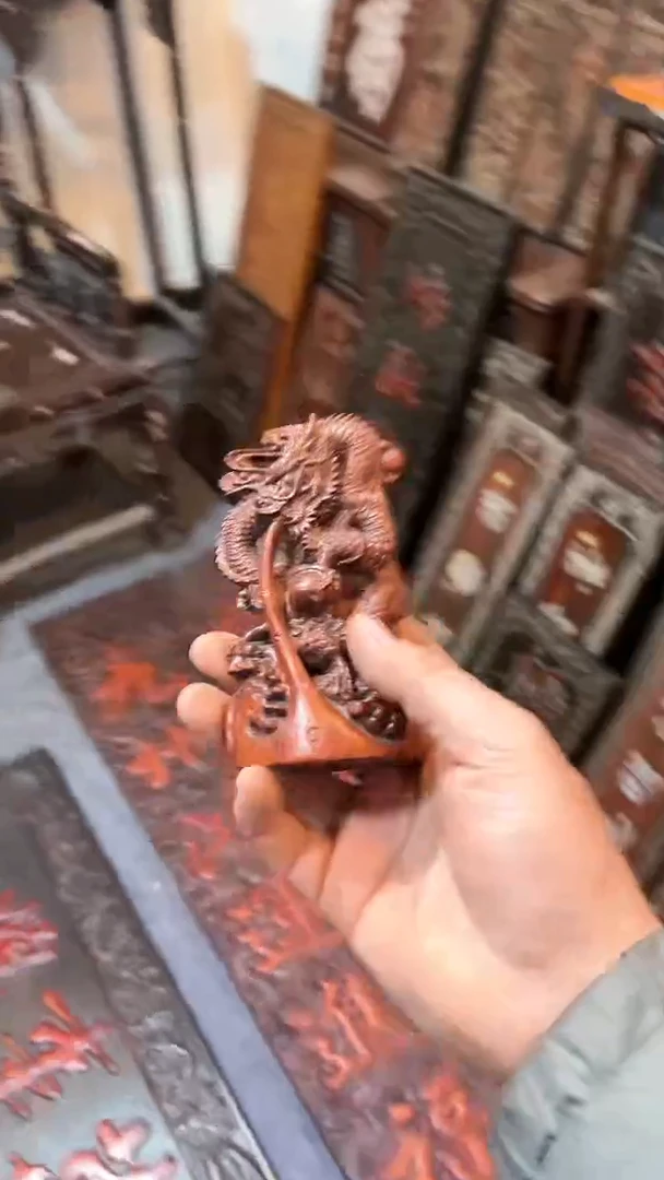 【闪购商品】非洲紫檀（红花梨）摆件小摆件