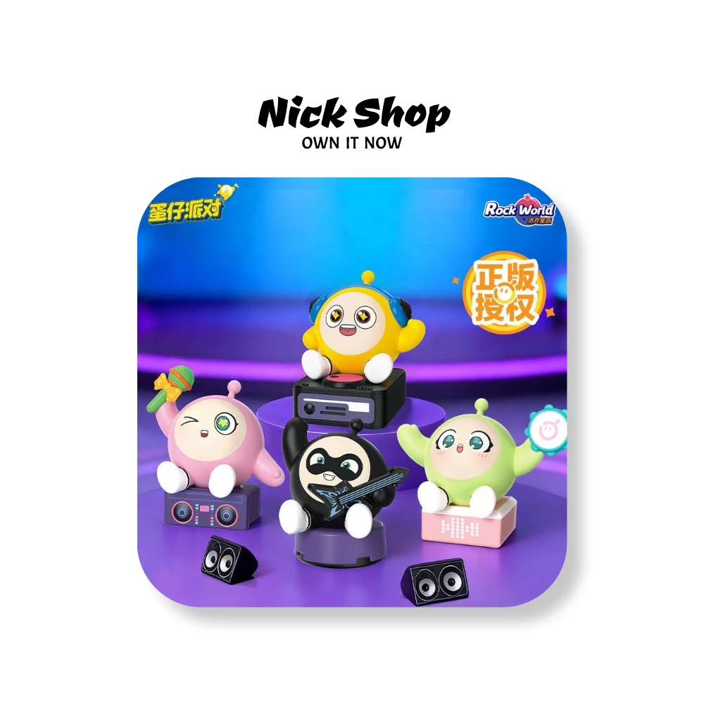 正版授权蛋仔派对音乐潮流主题系列盲盒摆件潮流手办电动玩具公仔