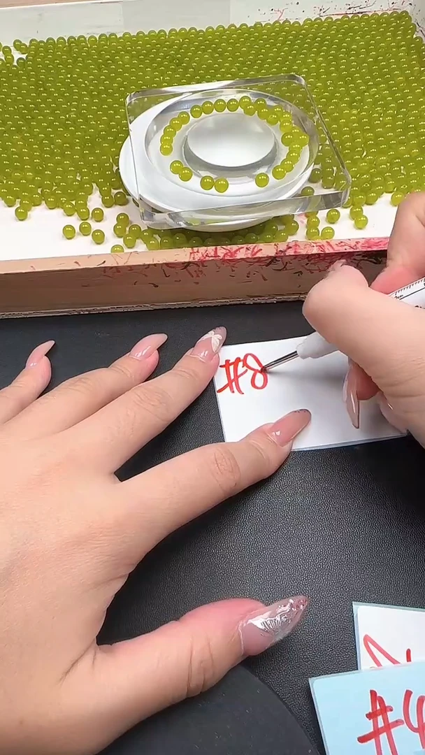 未镶嵌和田玉珠宝半成品黄口N42卡6mm散珠30颗