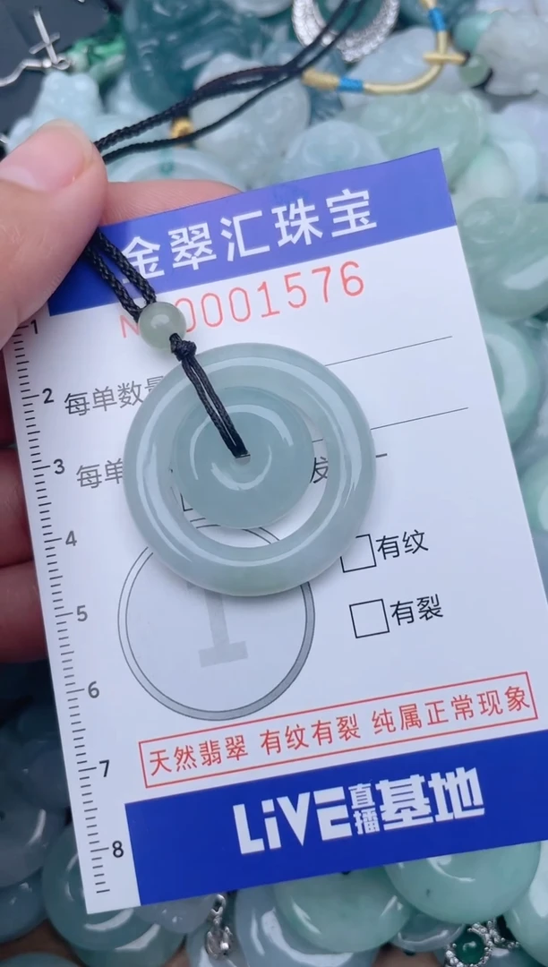 翡翠未镶嵌颈饰C****️1576