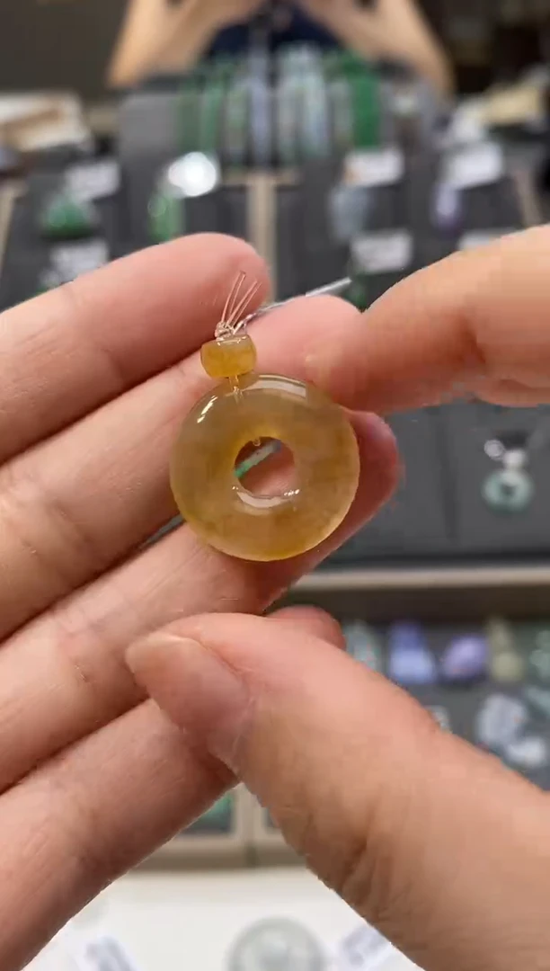 颈饰未镶嵌翡翠甜甜圈