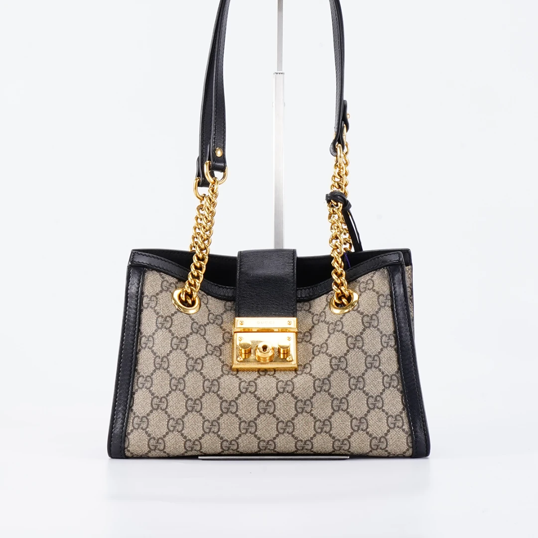 99新 GUCCI/古驰 padlock链条包小号/BG22007489【静文】98新