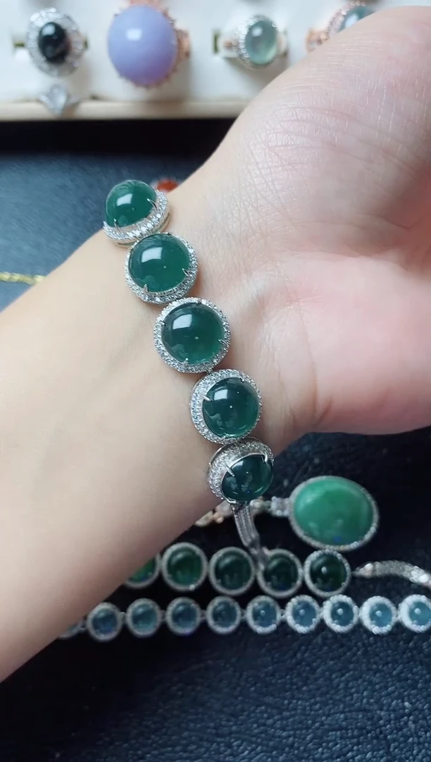 【闪购商品】翡翠戒指银S925镶嵌11111