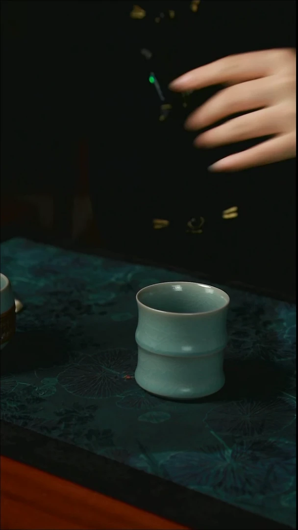 竹节杯 支钉 开片 一级品