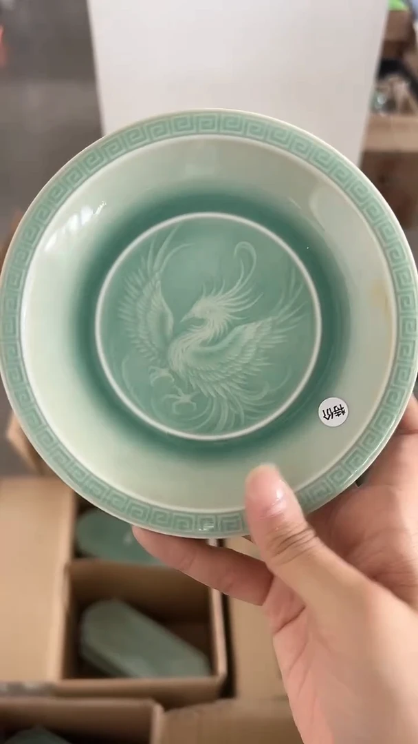 龙泉云间青瓷小米茶器