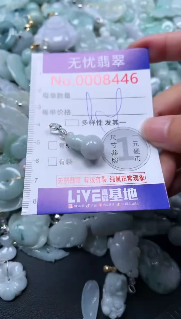 颈饰未镶嵌翡翠8446