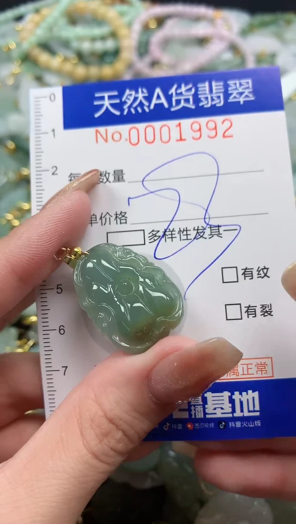 颈饰未镶嵌翡翠天然A货翡翠