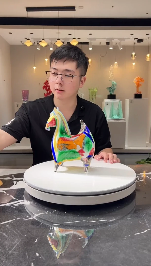 摆件巴比特美学 彩虹马
