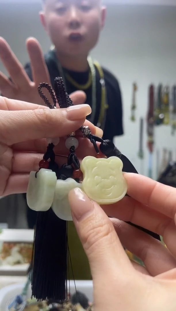 未镶嵌岫玉颈饰多样性发货 拍一发一