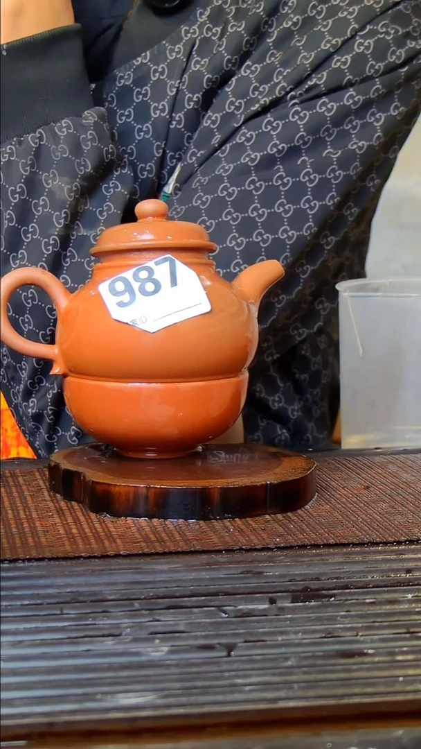 陶8*9广西钦安龙窑柴烧坭兴陶