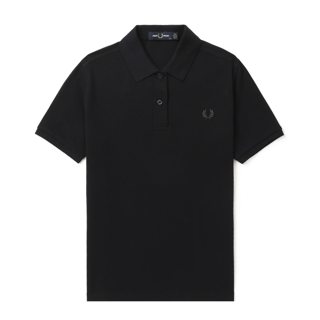 FRED PERRY 25年新款欧若风经典休闲简约女士时尚短袖麦穗Polo衫